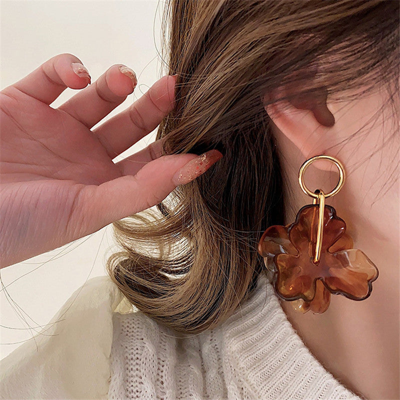 Floral Drops Earrings