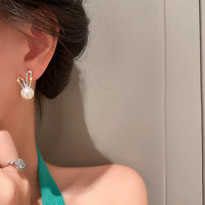 Bunny Pearls Earrings