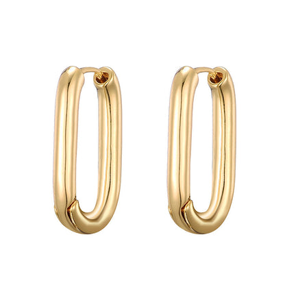 Elegant Oval Earrings