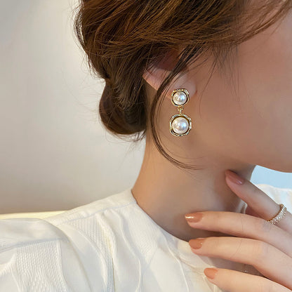 Pearl Clamp Earrings