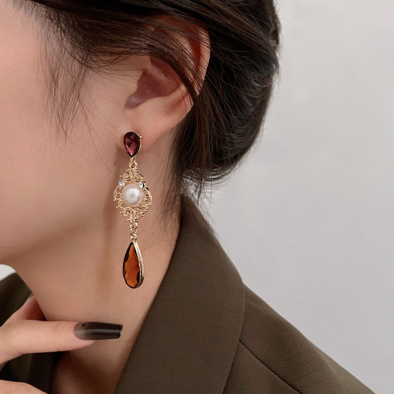 Pearl Cascade Drop Earrings