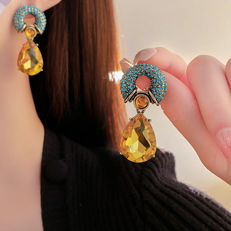 Sunny Drops Statement Earrings