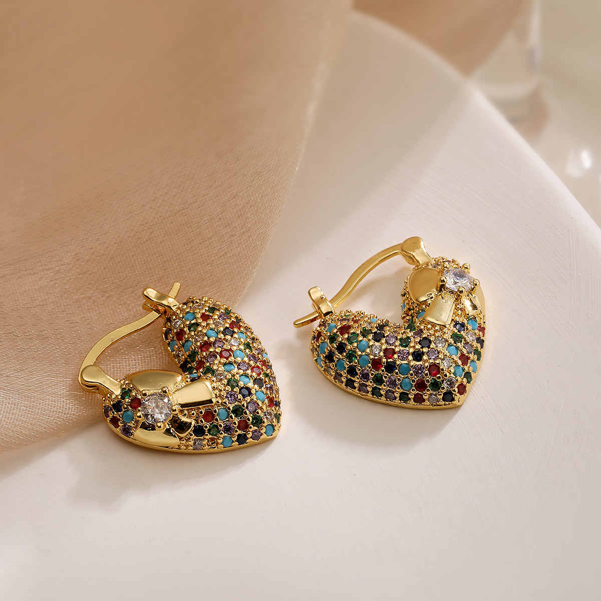 Heartful Orbs Earrings