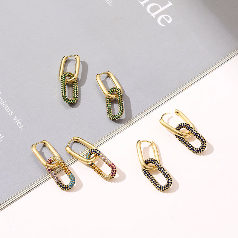 Sparkle Loops Earrings