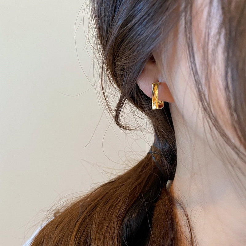 Geometric Hoops Earrings