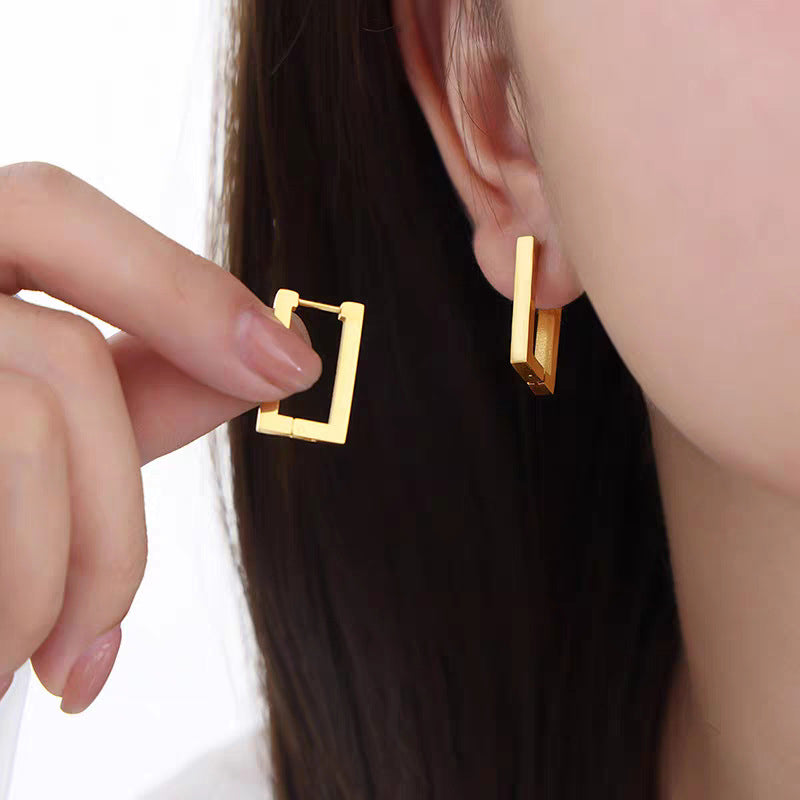 Squared Elegance Earrings
