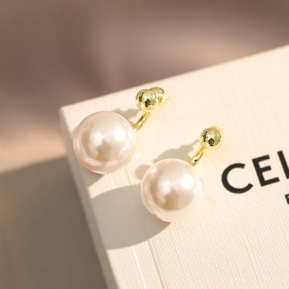 Gilded Round Earrings