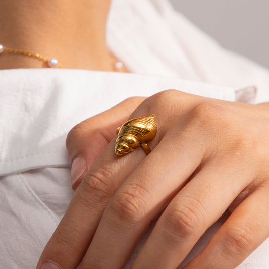 Nautilus Shell Ring