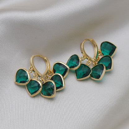 Emerald Glitz Earrings