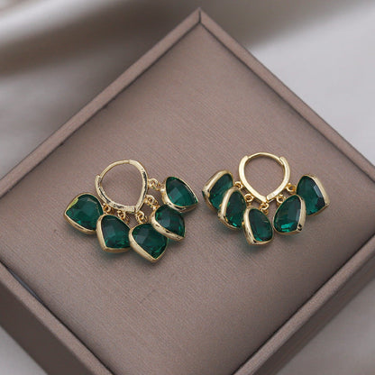 Emerald Glitz Earrings