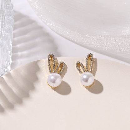 Bunny Pearls Earrings