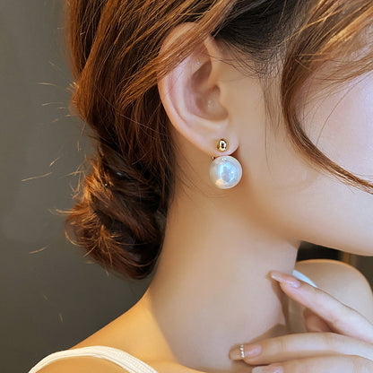 Gilded Round Earrings