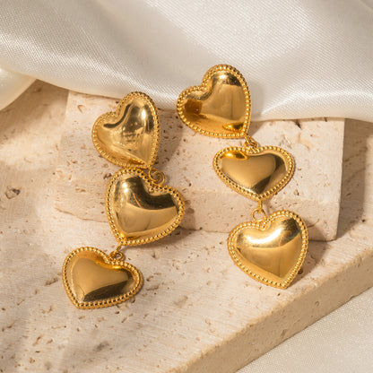 Heartstring Trio Earrings