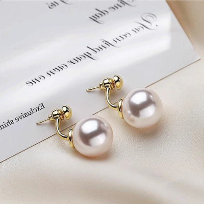 Gilded Round Earrings