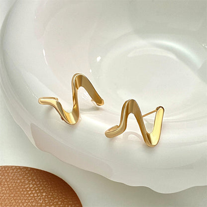 Zigzag Drops Earrings