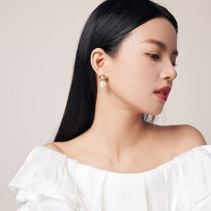 Silver Beads Earrings