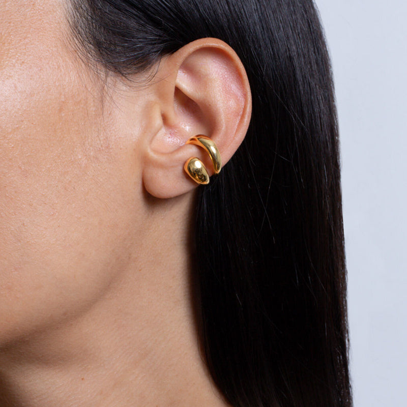 Golden Huggies Earrings