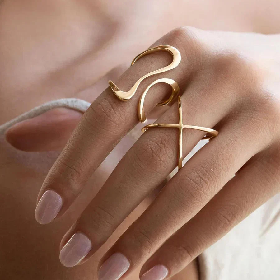 Luxe Twisters Ring