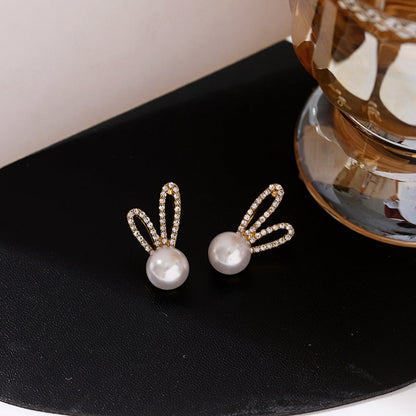 Bunny Pearls Earrings
