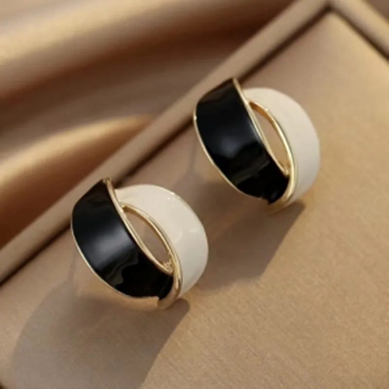 Ocean Swirl Stud Earrings