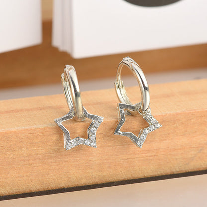 Starry Hoops Earrings