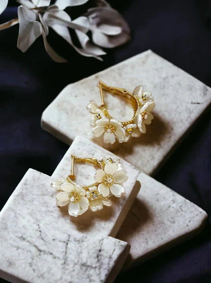 Blossom Hoops Earrings