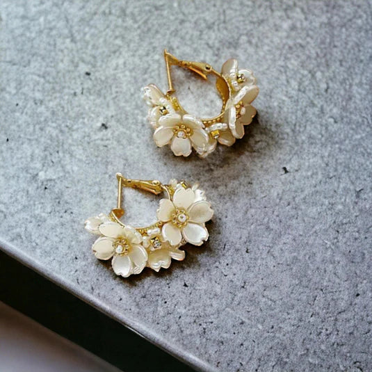 Blossom Hoops Earrings