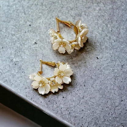 Blossom Hoops Earrings
