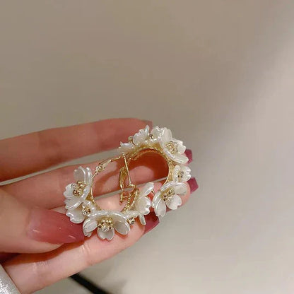 Blossom Hoops Earrings