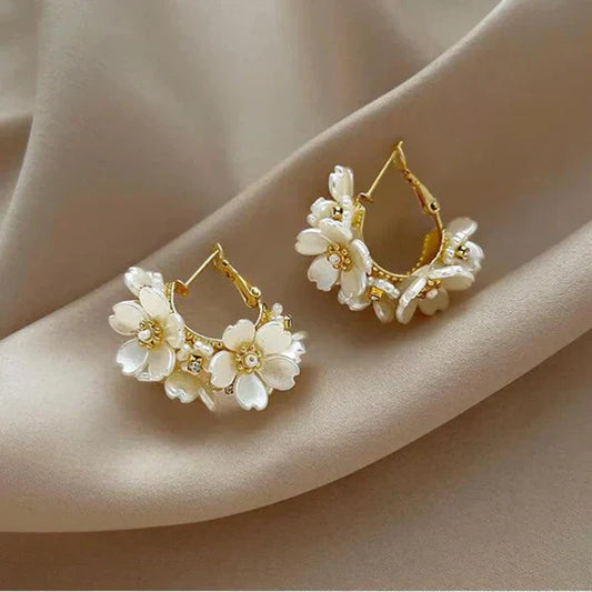 Blossom Hoops Earrings
