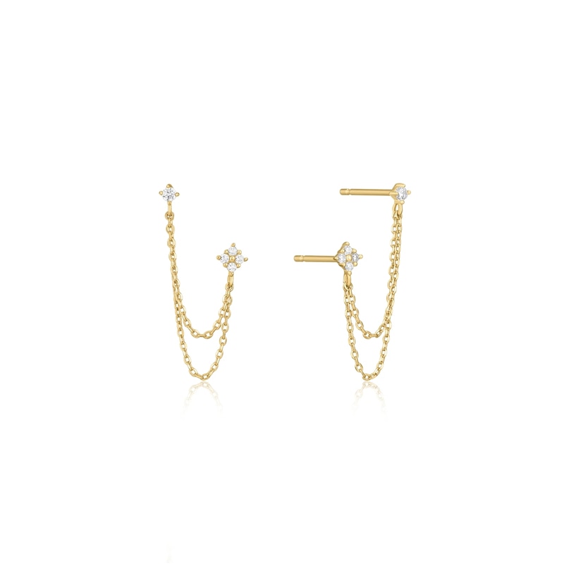 Minimalist Chain Stud Earrings