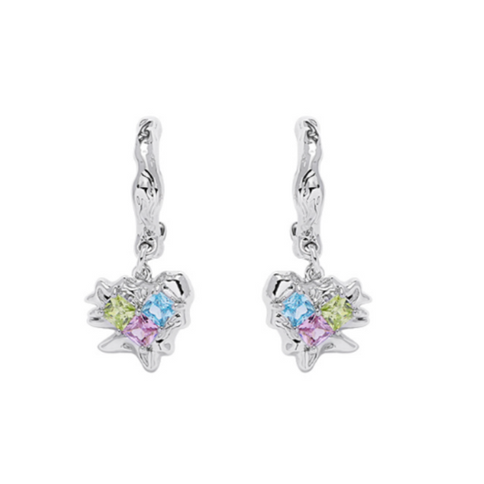 Rainbow Drops Earrings