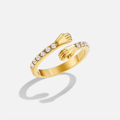 Hug Me Forever Gold Ring