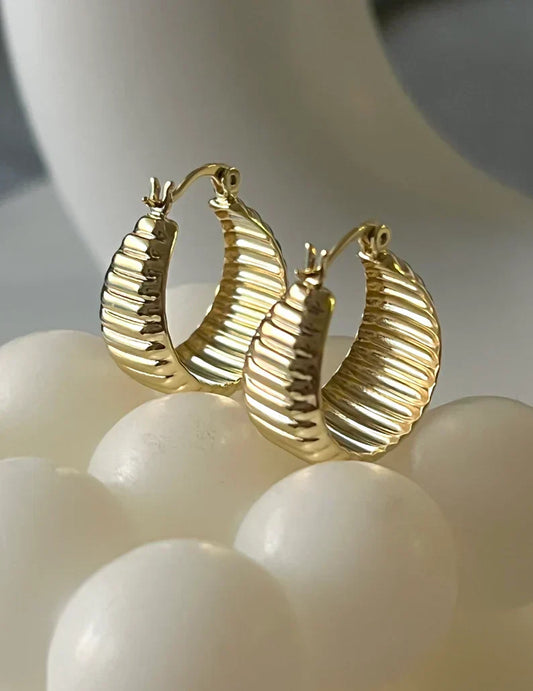 Golden Wheelies Earrings
