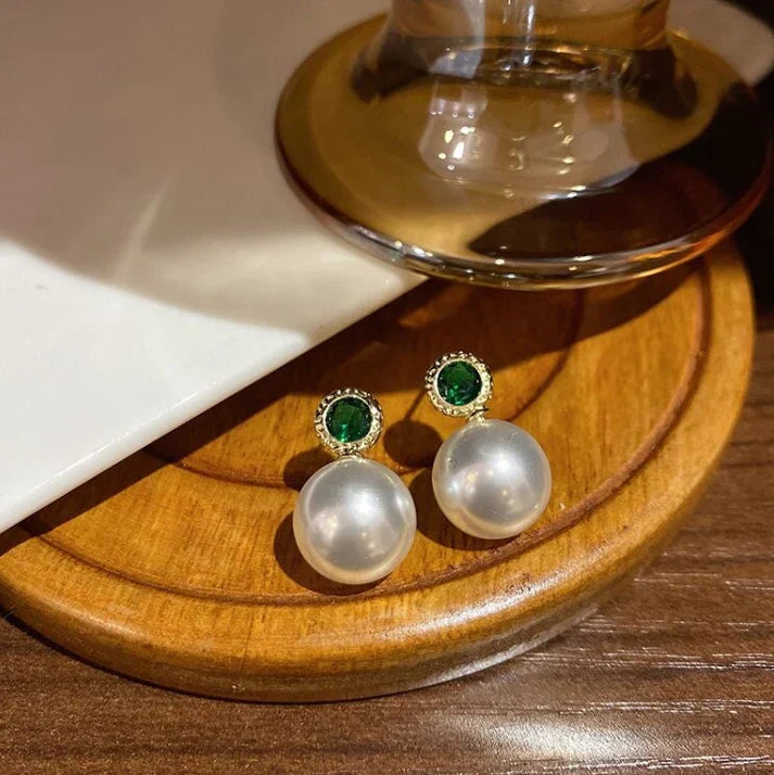 Emerald Elegance Earrings