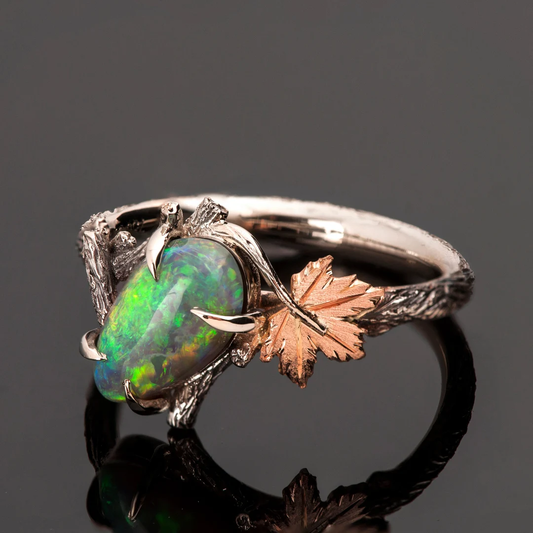 Green Stone Filiale Ring – Bela