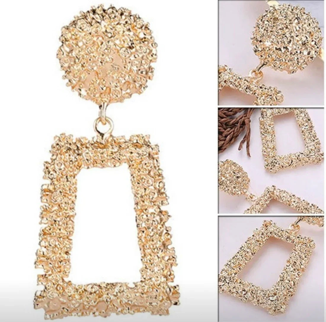 Square Statements Earrings