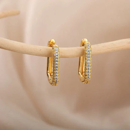 Sparkly Squares Earrings