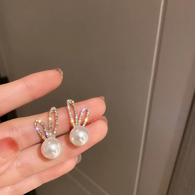 Bunny Pearls Earrings