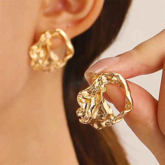 Scrunchy Elegance Earrings