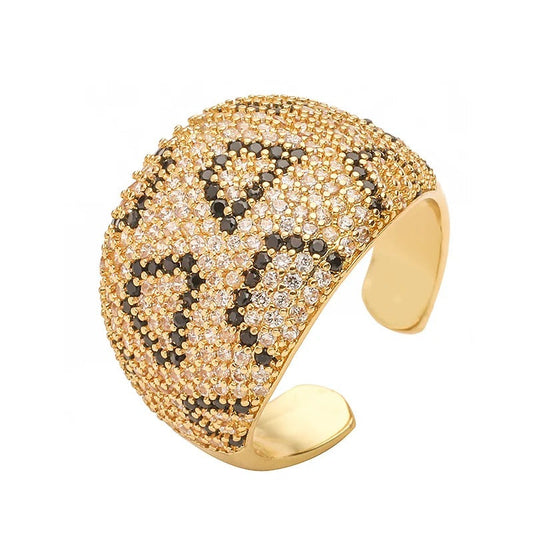 Leopard Chunkies Ring