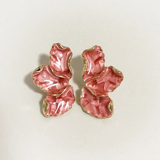 Coral Petals Earrings
