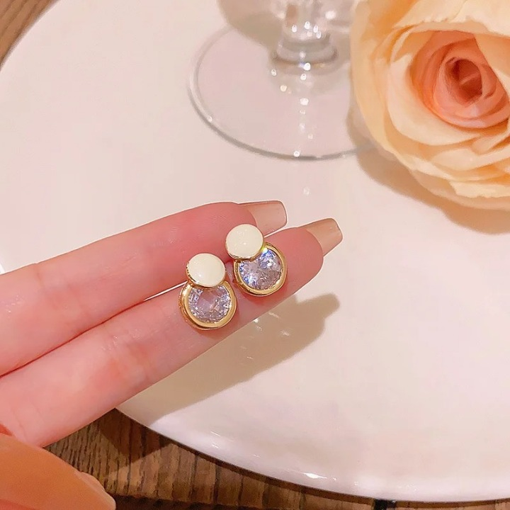 Crystal Orbs Earrings