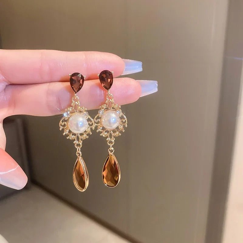 Pearl Cascade Drop Earrings