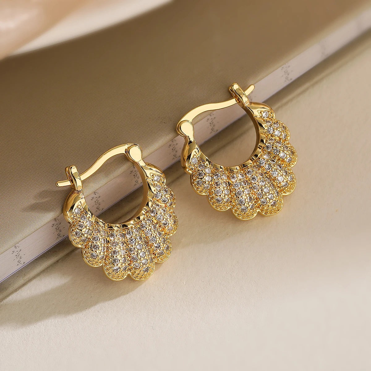 Sparkly Crescents Earrings