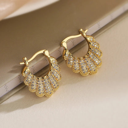 Sparkly Crescents Earrings