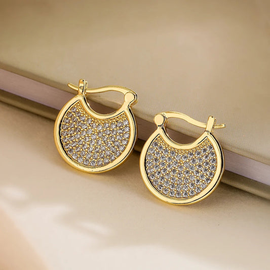 Sparkly Crescents Earrings
