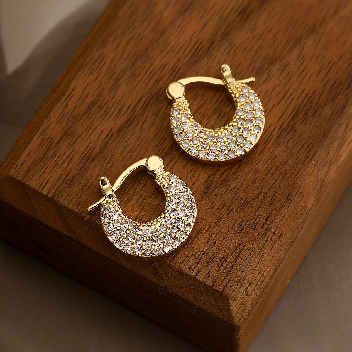 Sparkly Crescents Earrings