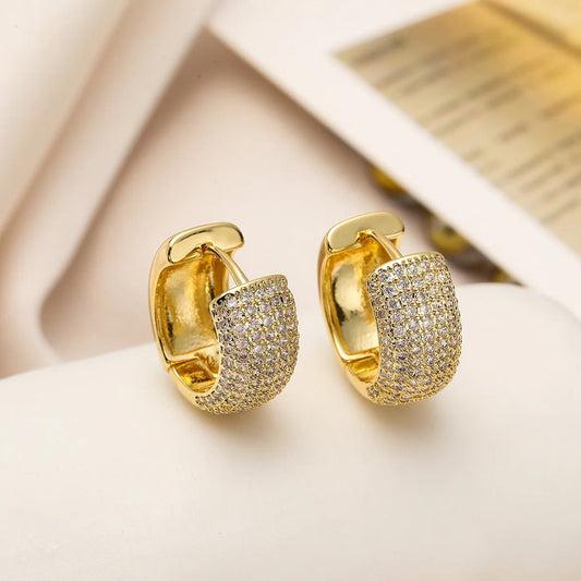 Sparkle Huggies Earrings