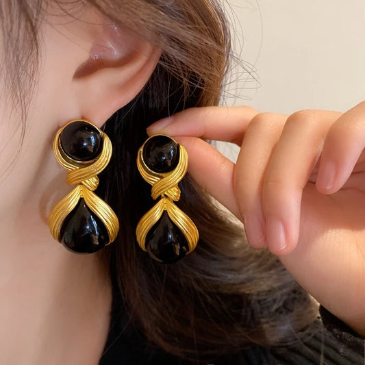 Chic Wrap Drop Earrings